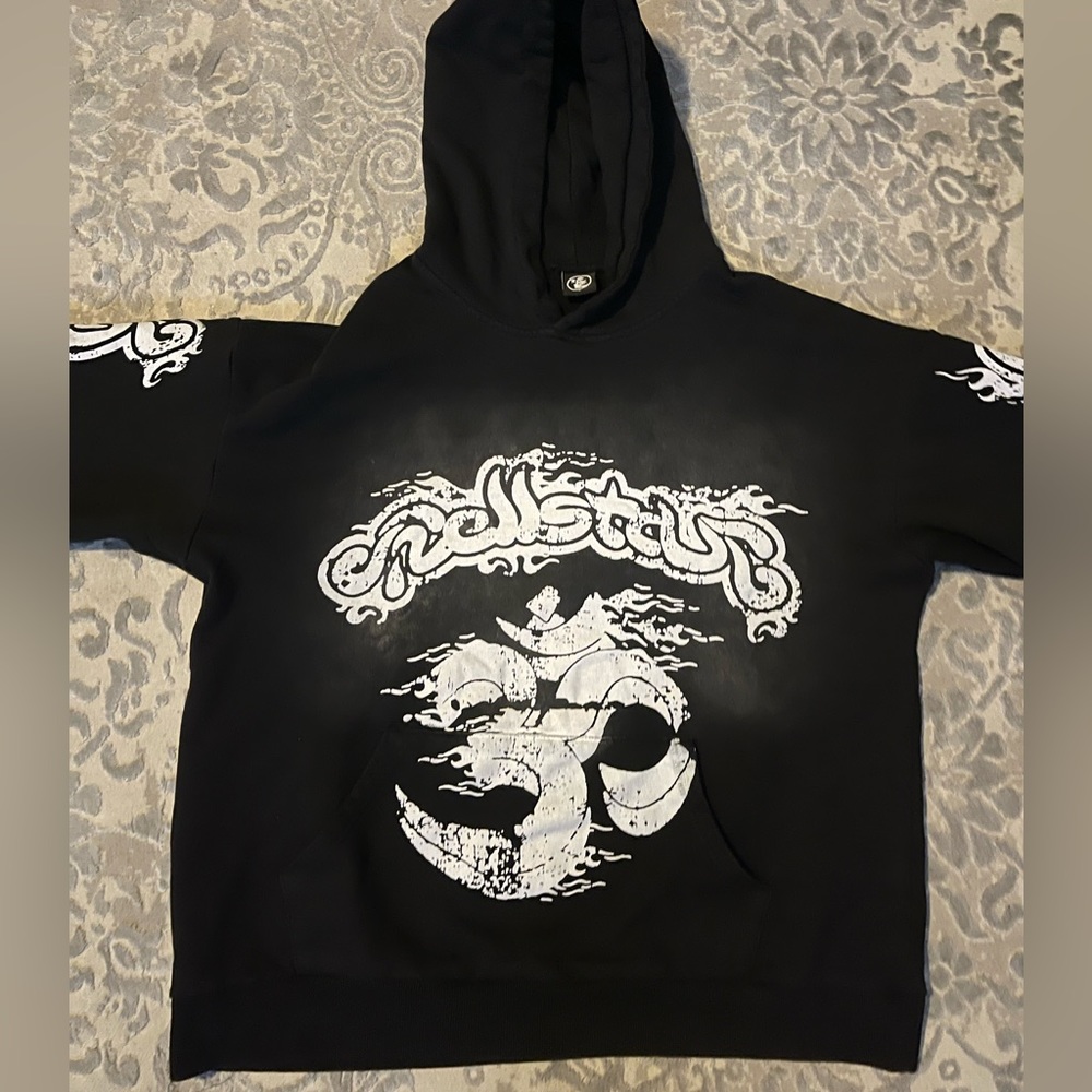 Hellstar Hoodie Black Large